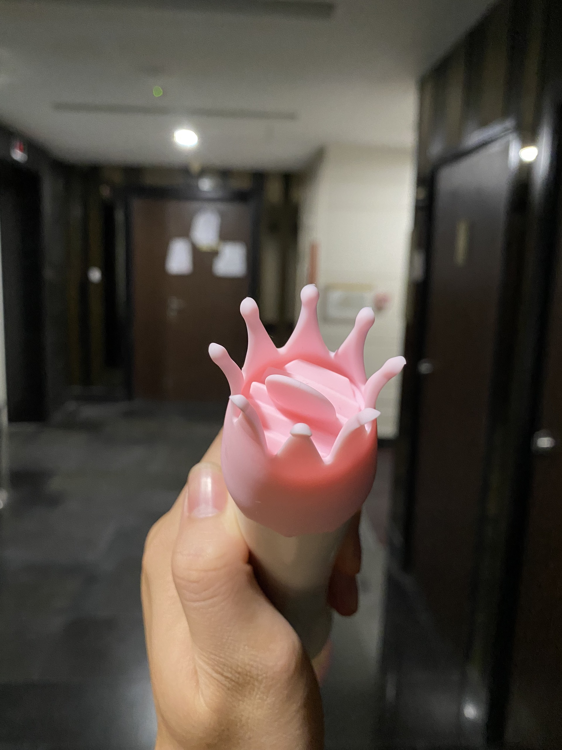 Chày rung 1 đầu tròn 1 đầu lưỡi vương miện - Ảnh 4