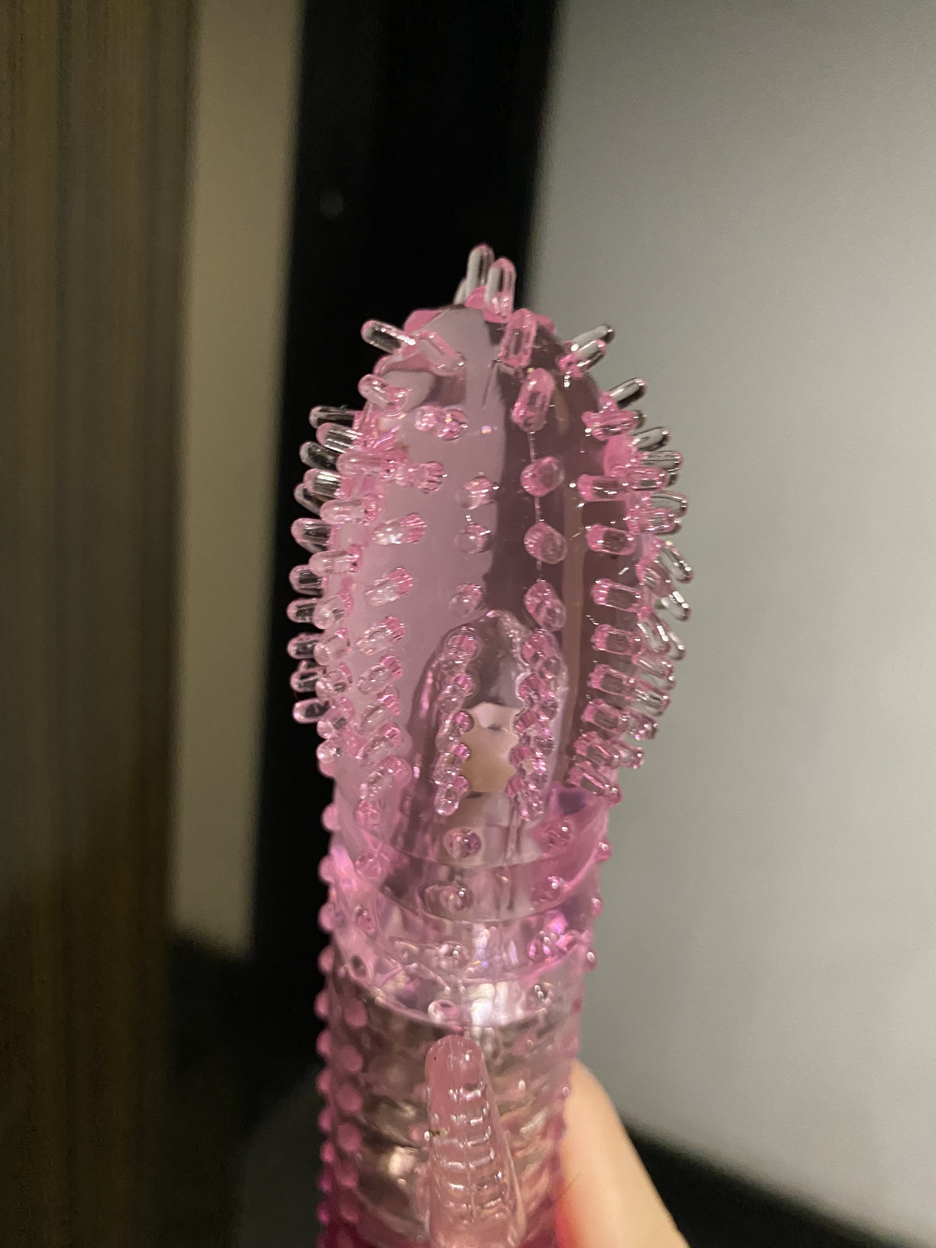 Chày rung gai trong suốt xoay được - Ảnh 3